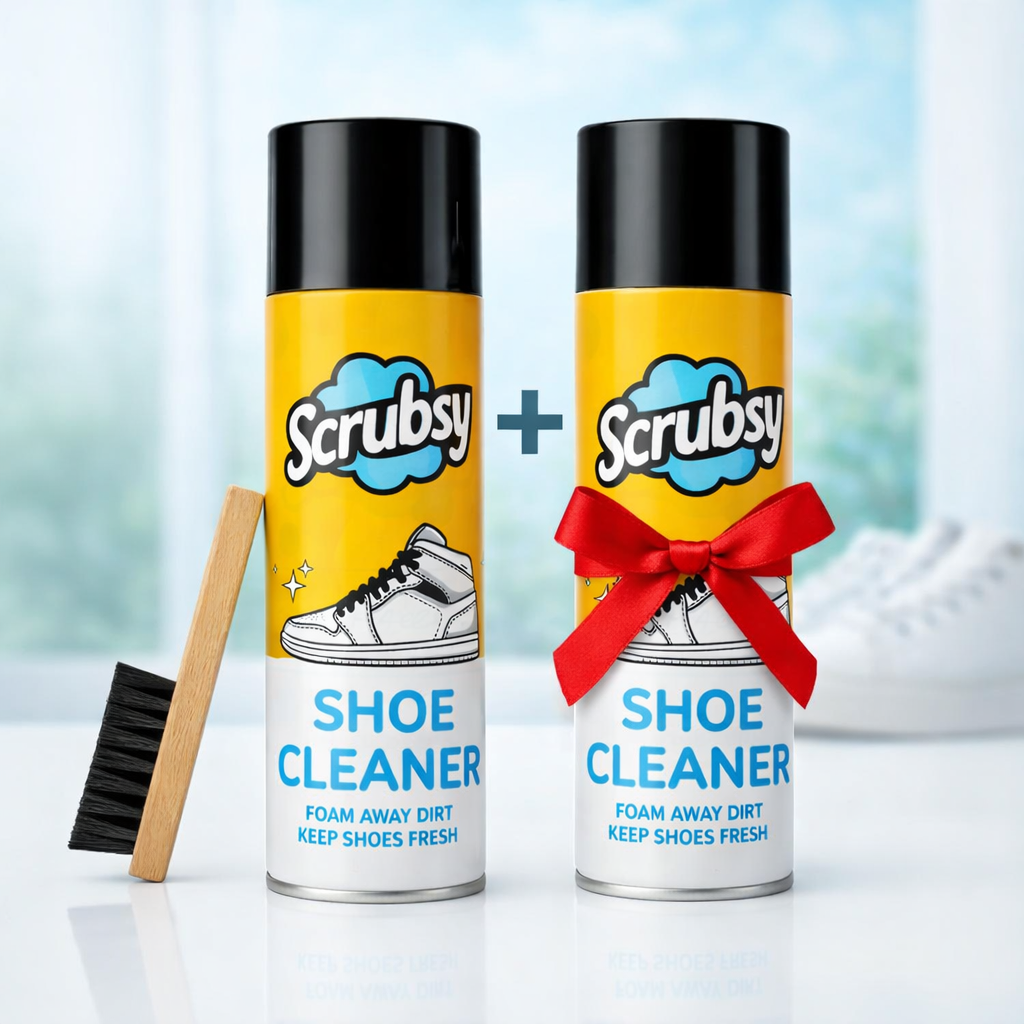 India's #1 Foam-Based Footwear Cleaner (Free Cleaning Brush) (Pack of 2)