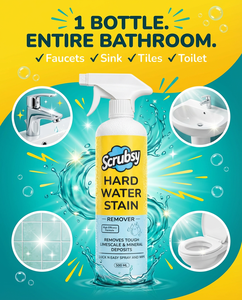 Scrubsy All-in-1 Bathroom Cleaner (500ml + 500ml FREE)