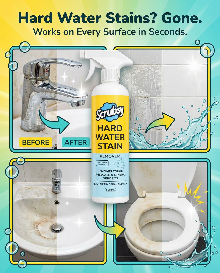 Scrubsy All-in-1 Bathroom Cleaner (500ml + 500ml FREE)