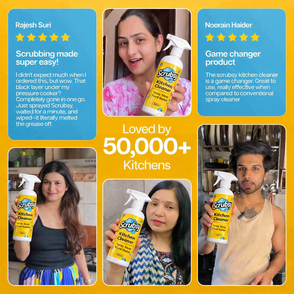 India’s #1 Foam-Based Kitchen Cleaner (1+1 Free)